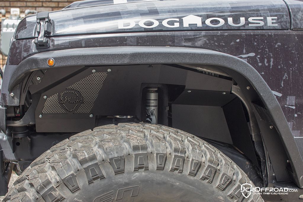 JcrOffroad JK Inner Fender Kit Front Jeep Wrangler (0718)